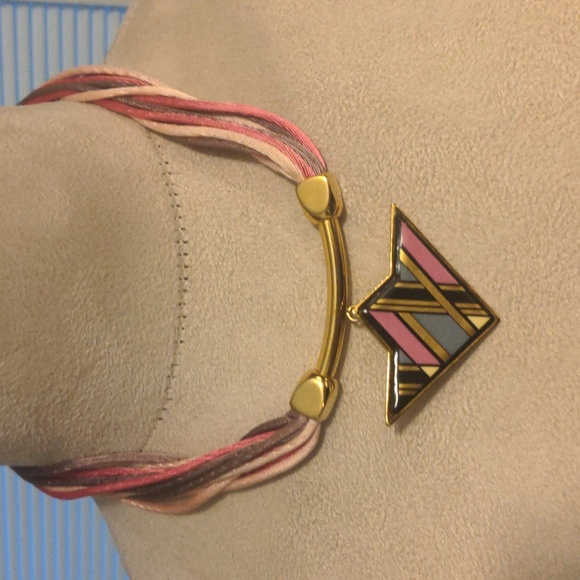 Vintage 1980s Michaela Frey Enamel Pendant Necklace – Signed Modernist Style - Picture 8 of 8